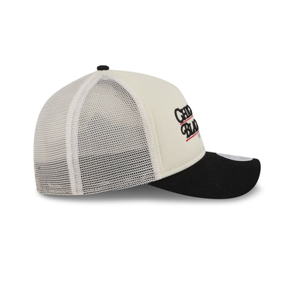 Chicago Blackhawks Retro Chrome Women's White 9FORTY M-Crown A-Frame Trucker Hat