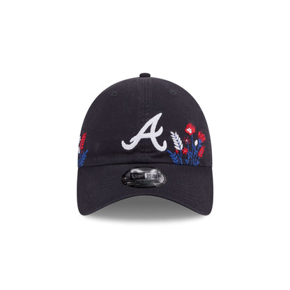 Atlanta Braves Wildflower Casual Classic Adjustable Hat