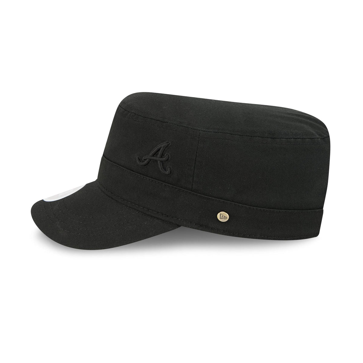 Atlanta Braves Women's Cadet Black Military Adjustable Hat