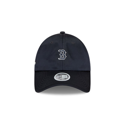 Boston Red Sox Satin Open Back Ponytail Adjustable Hat
