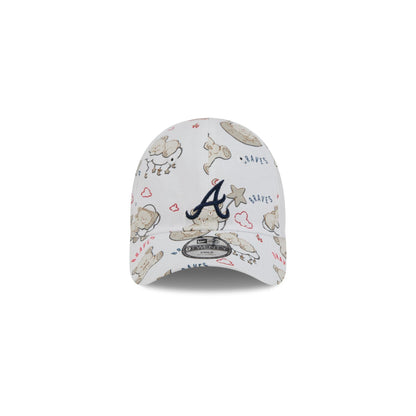 Atlanta Braves Teddy Kids 9TWENTY Adjustable Hat
