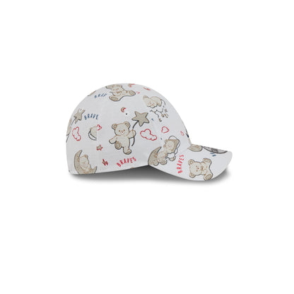 Atlanta Braves Teddy Kids 9TWENTY Adjustable Hat