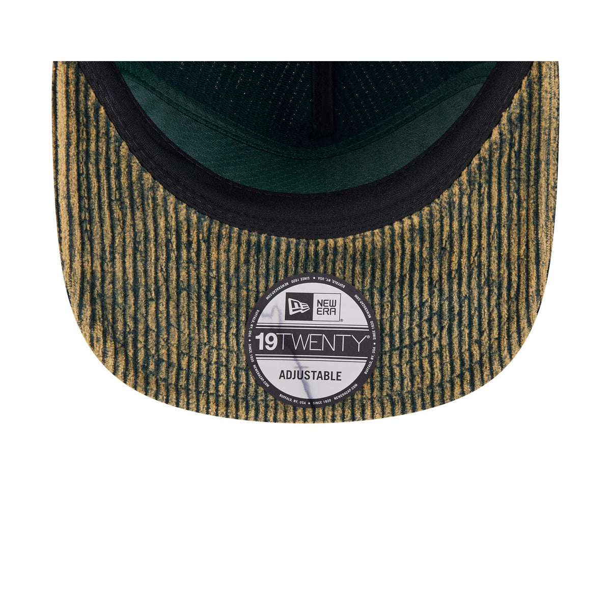 New Era Cap Washed Corduroy Cilantro Green 19TWENTY Adjustable Hat