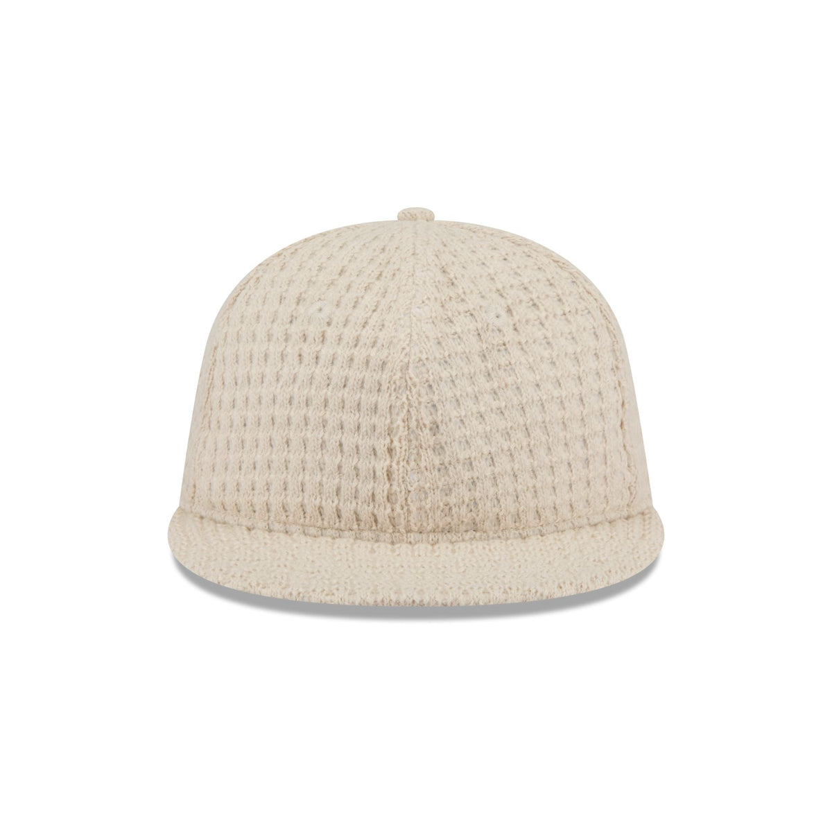 New Era Cap Waffle Knit Stone Retro Crown 9FIFTY Strapback Hat