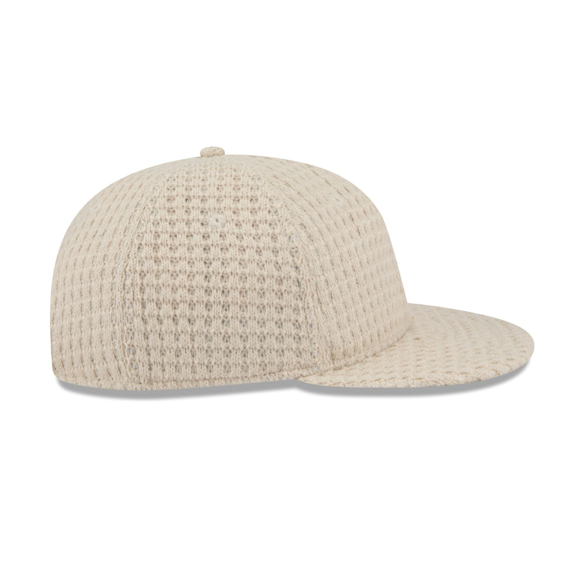 New Era Cap Waffle Knit Stone Retro Crown 9FIFTY Strapback Hat