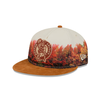 Boston Celtics Fall Forest Retro Crown 9FIFTY Adjustable Hat