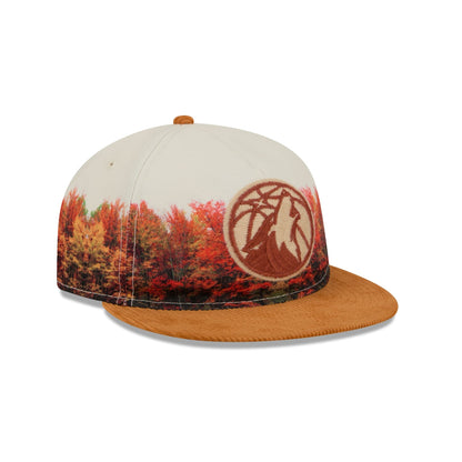 Minnesota Timberwolves Fall Forest Retro Crown 9FIFTY Adjustable Hat