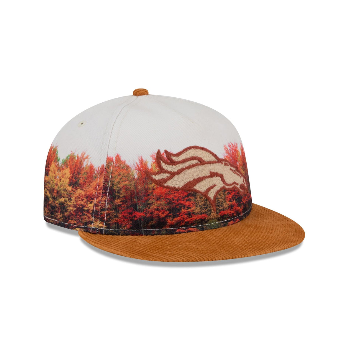 Denver Broncos Fall Forest Retro Crown 9FIFTY Adjustable Hat