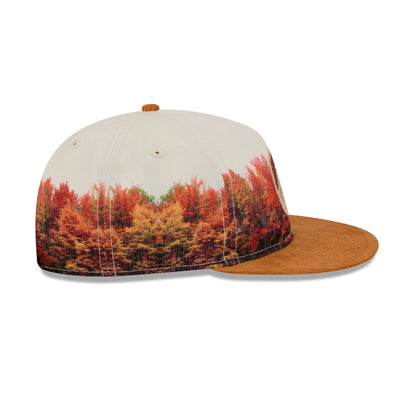 Golden State Warriors Fall Forest Retro Crown 9FIFTY Adjustable Hat