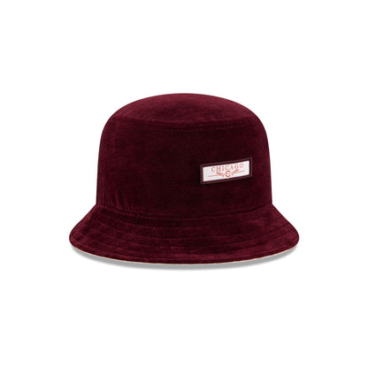 Chicago Cubs Fall Velvet Bucket Hat