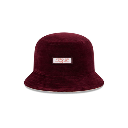 Chicago Cubs Fall Velvet Bucket Hat