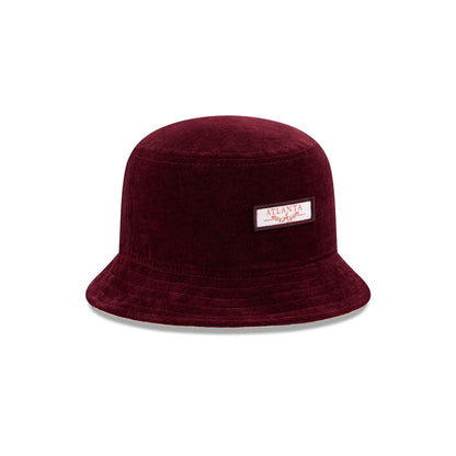 Atlanta Braves Fall Velvet Bucket Hat