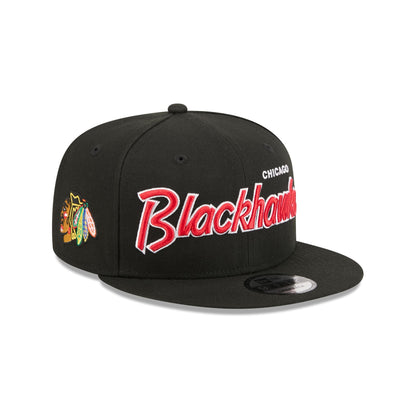 Chicago Blackhawks Script 9FIFTY Snapback Hat