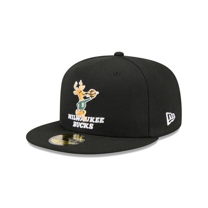 Milwaukee Bucks 1968-1992 Hardwood Classics Sidepatch 59FIFTY Fitted Hat