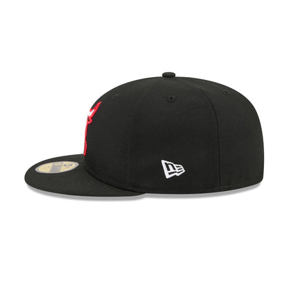 Chicago Bulls 1960-1970 Hardwood Classics Sidepatch 59FIFTY Fitted Hat