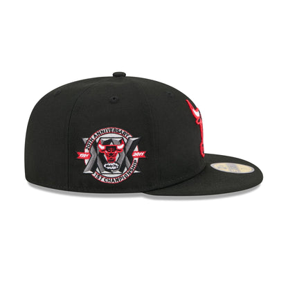 Chicago Bulls 1960-1970 Hardwood Classics Sidepatch 59FIFTY Fitted Hat
