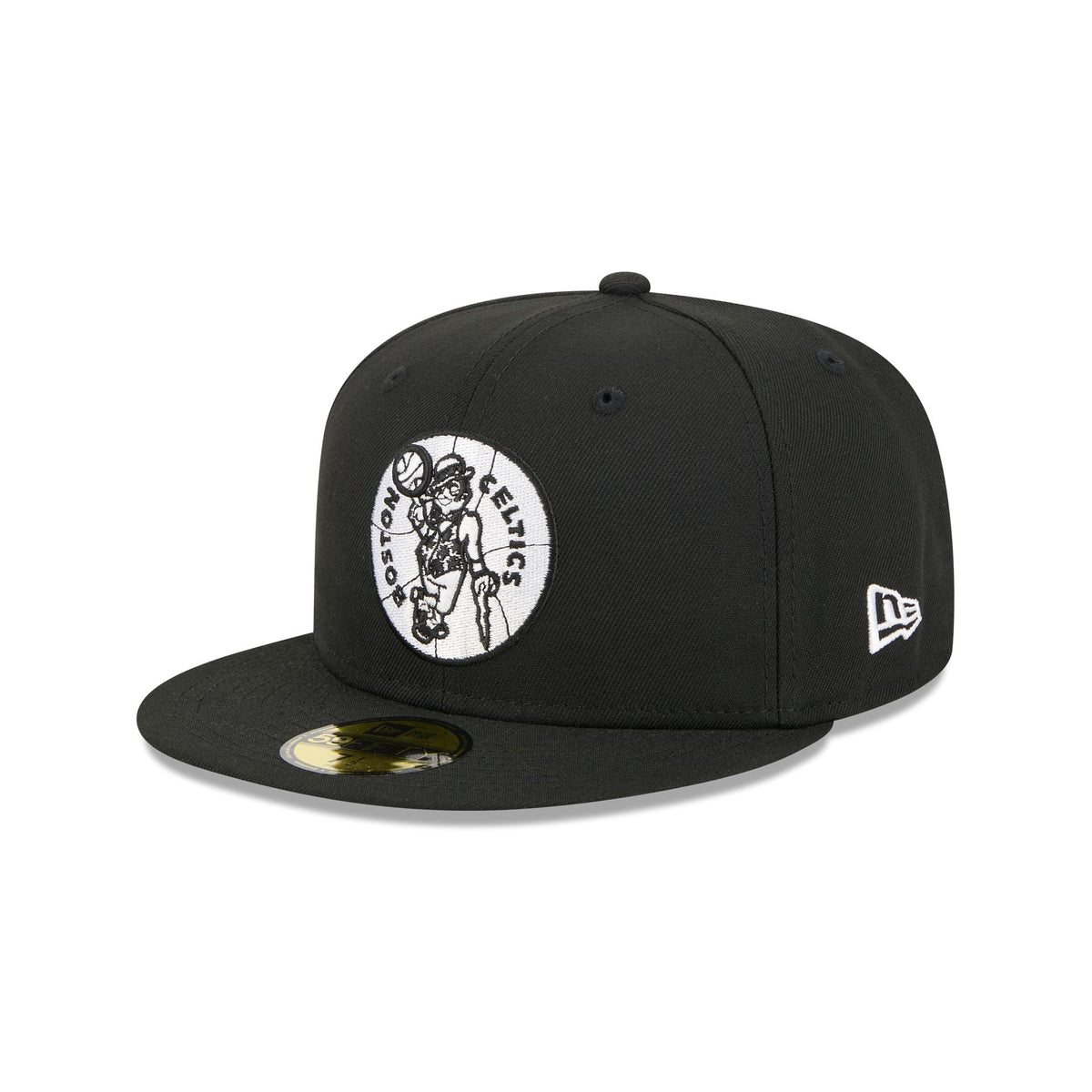 Boston Celtics 1968-1977 Hardwood Classics Black 59FIFTY Fitted Hat