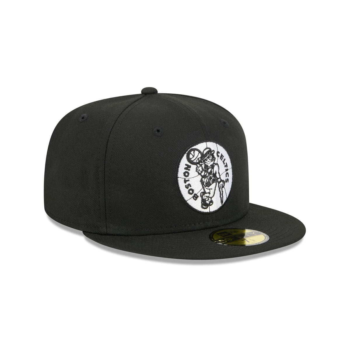 Boston Celtics 1968-1977 Hardwood Classics Black 59FIFTY Fitted Hat