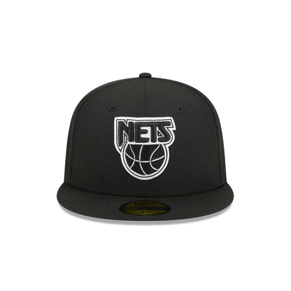 New Jersey Nets 1990-1996 Hardwood Classics Black 59FIFTY Fitted Hat