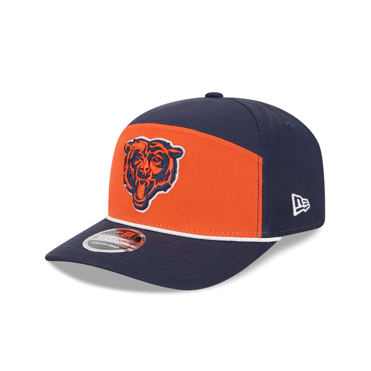Chicago Bears Split Panel 9SEVENTY Stretch-Snap Hat