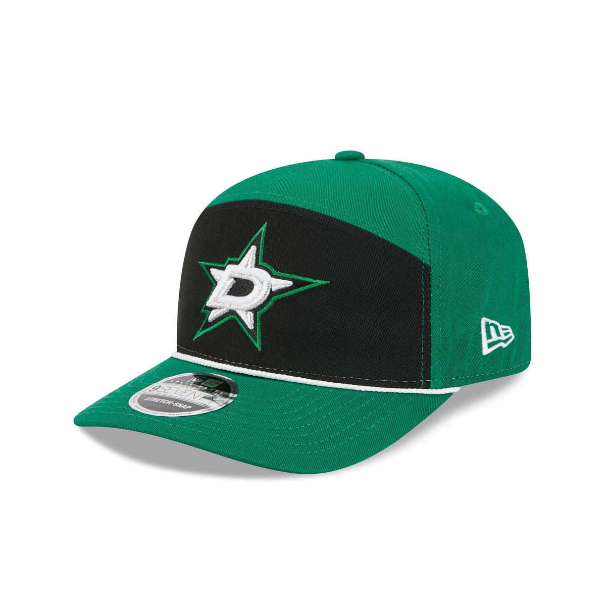 Dallas Stars Split Panel 9SEVENTY Stretch-Snap Hat