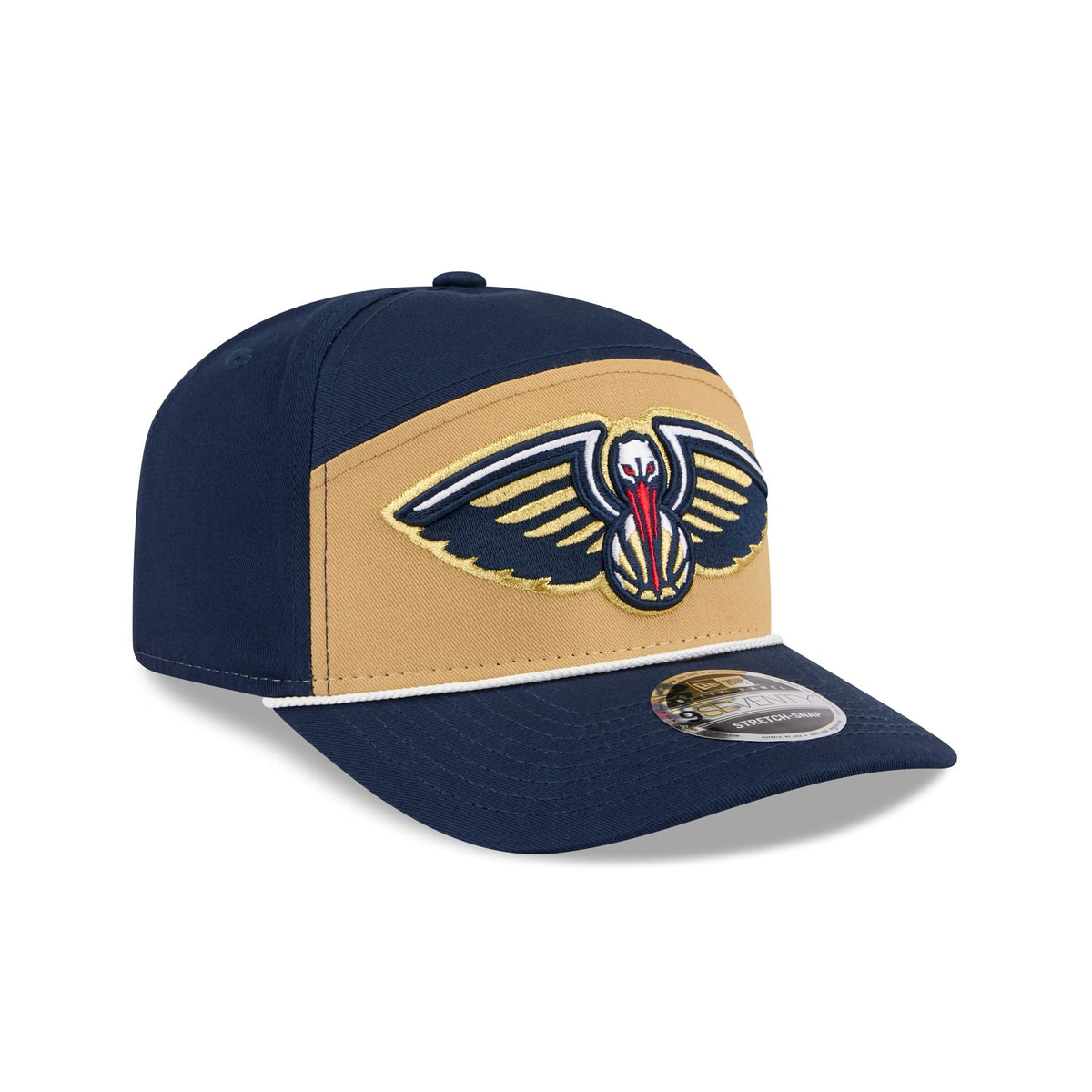 New Orleans Pelicans Split Panel 9SEVENTY Stretch-Snap Hat