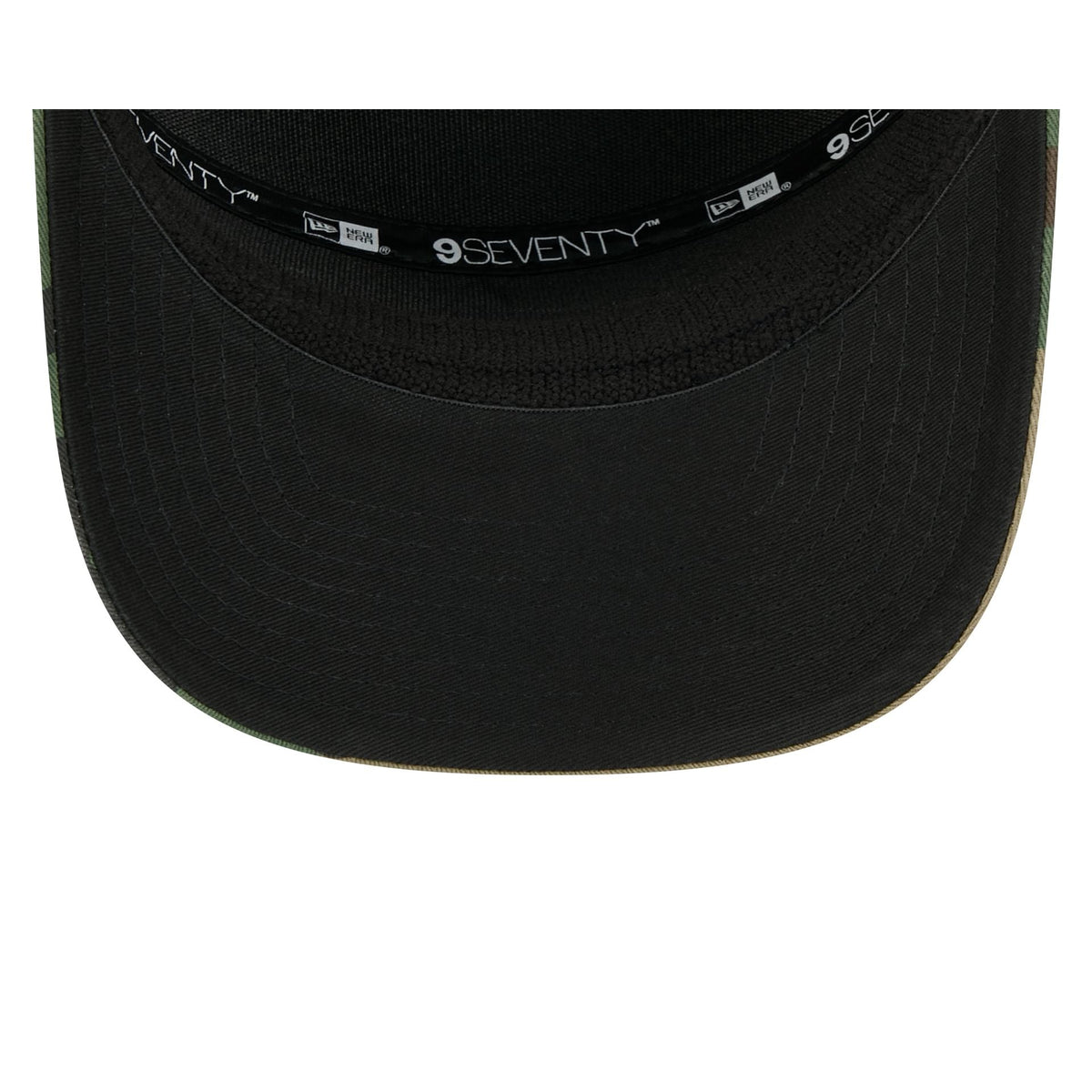 Atlanta Braves Property of Patch Camo Split Panel 9SEVENTY Stretch-Snap Hat