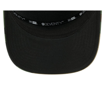 Atlanta Braves Property of Patch Camo Split Panel 9SEVENTY Stretch-Snap Hat