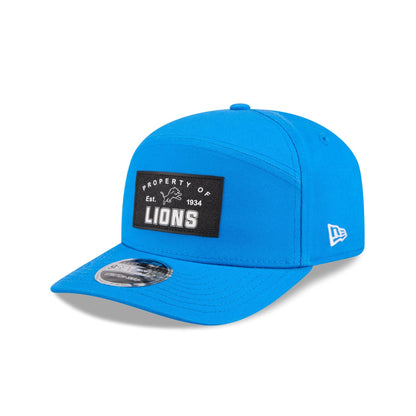 Detroit Lions Property of Patch Split Panel 9SEVENTY Stretch-Snap Hat