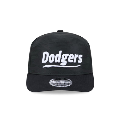 Los Angeles Dodgers Black Camo Split Panel 9SEVENTY Stretch-Snap Hat