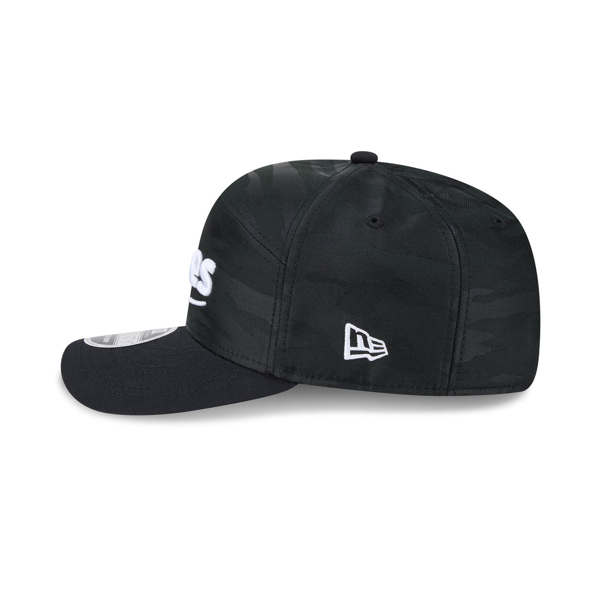 Buffalo Sabres Black Camo Split Panel 9SEVENTY Stretch-Snap Hat