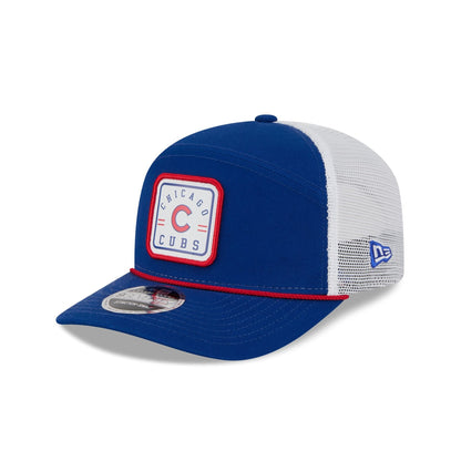 Chicago Cubs Square Patch Split Panel 9SEVENTY Trucker Hat
