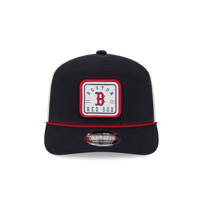 Boston Red Sox Square Patch Split Panel 9SEVENTY Trucker Hat