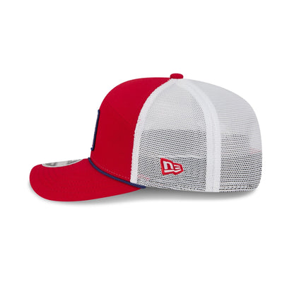Philadelphia Phillies Square Patch Split Panel 9SEVENTY Trucker Hat