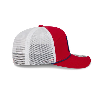 Philadelphia Phillies Square Patch Split Panel 9SEVENTY Trucker Hat