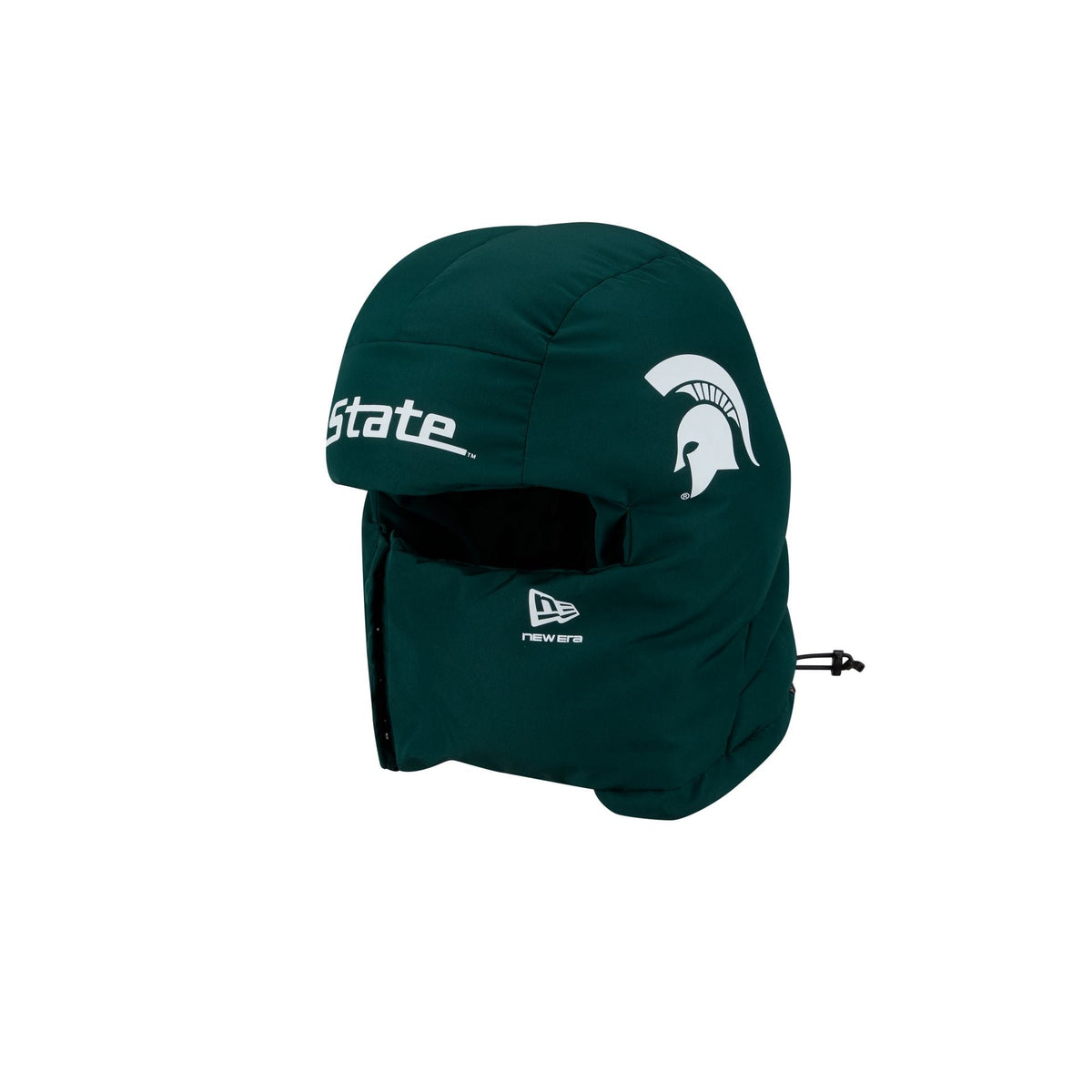 Michigan State Spartans Helmet Puffer Hood