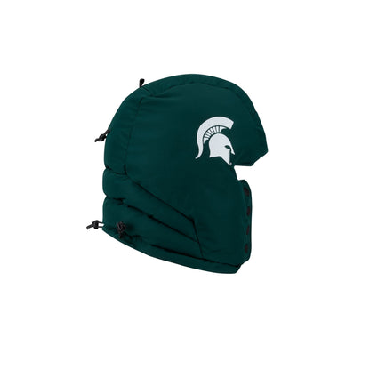 Michigan State Spartans Helmet Puffer Hood
