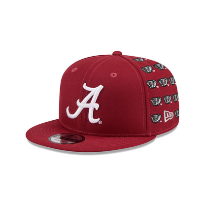 Alabama Crimson Tide Sticker Helmet 9FIFTY Snapback Hat