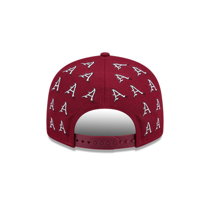 Arkansas Razorbacks Sticker Helmet 9FIFTY Snapback Hat