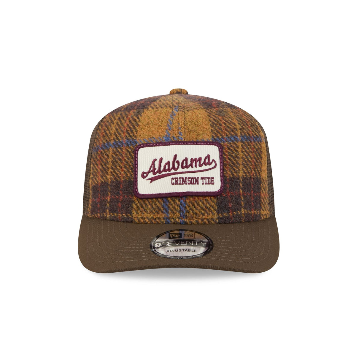 Alabama Crimson Tide Wool Plaid 9SEVENTY Trucker Hat