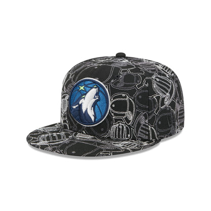 Minnesota Timberwolves Cap Scramble 59FIFTY Fitted Hat