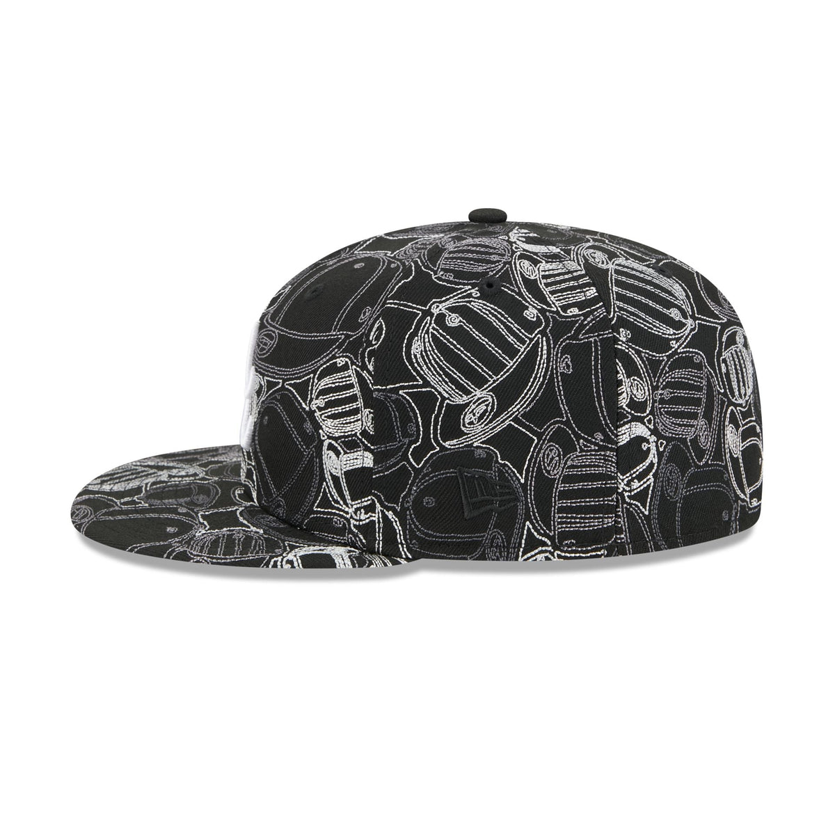 Atlanta Braves Cap Scramble 59FIFTY Fitted Hat