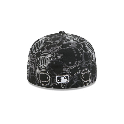 Atlanta Braves Cap Scramble 59FIFTY Fitted Hat