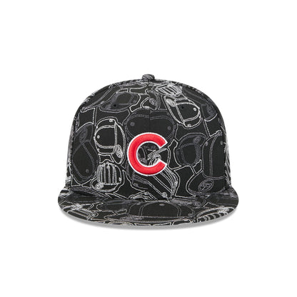 Chicago Cubs Cap Scramble 59FIFTY Fitted Hat