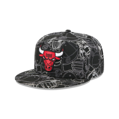 Chicago Bulls Cap Scramble 59FIFTY Fitted Hat