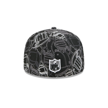 Chicago Bears Cap Scramble 59FIFTY Fitted Hat