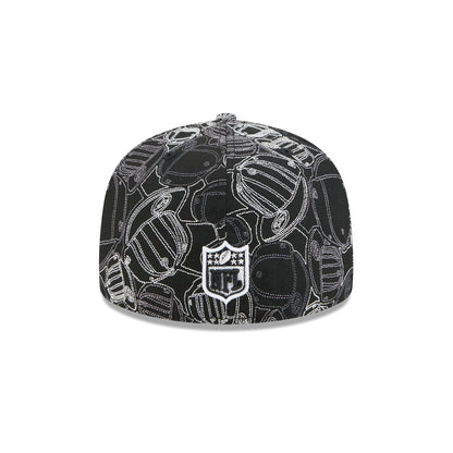 Buffalo Bills Cap Scramble 59FIFTY Fitted Hat