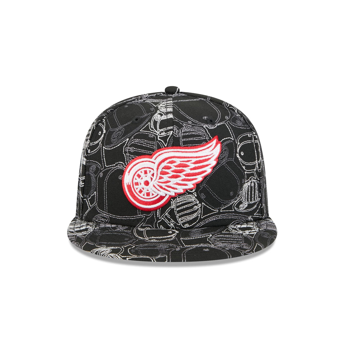 Detroit Red Wings Cap Scramble 59FIFTY Fitted Hat