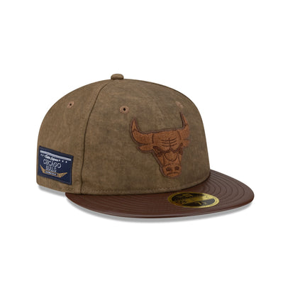 Chicago Bulls Utility Linen Retro Crown 59FIFTY Fitted Hat