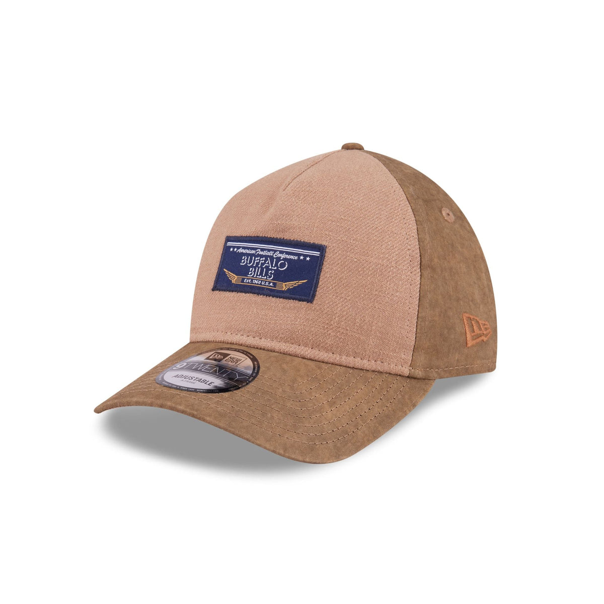 Buffalo Bills Utility Linen 9TWENTY A-Frame Adjustable Hat